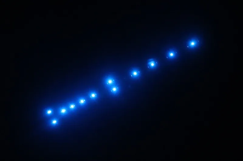 Disado incrustado LED puntos palisandro Arce eléctrico guitarra cuello accesorios partes guitarra instrumentos musicales