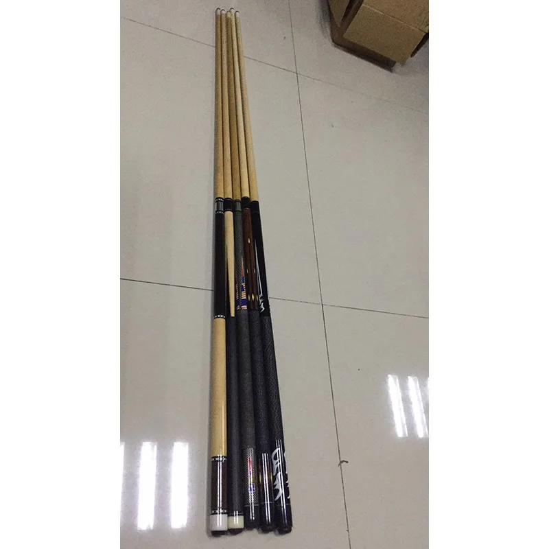 

lower price stock quantity 5 pieces/lot maple shaft billiard pool cues stick