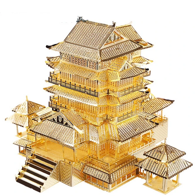 aliexpress buy diy mini 3d metallic nano puzzle ancient architecture pavilion of aliexpress buy diy mini 3d metallic nano puzzle ancient architecture pavilion of