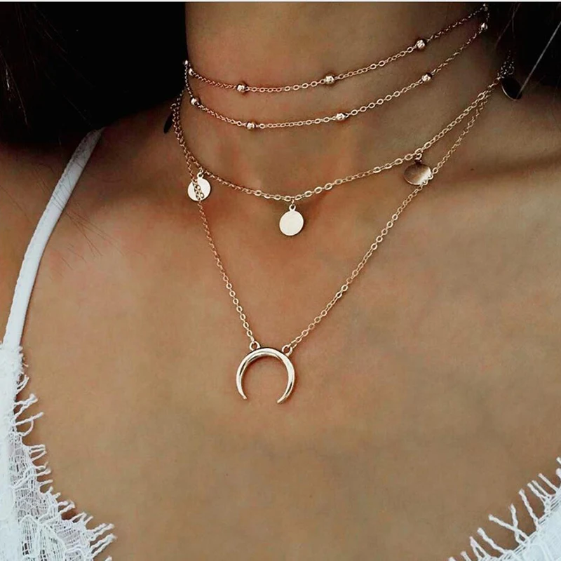 collier ras de cou luna collier ras de cou luna