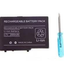 Аккумулятор Finera 3,7 V 2000mAh+ набор инструментов для nintendo DSL NDS Lite