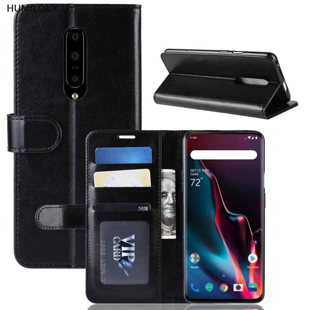 

For OnePlus 7 Pro Case One Plus 7 Pro Cover Phone Bag Book Cover Wallet PU Leather Bag Flip Case for OnePlus7 Pro 1+7 Pro Cover
