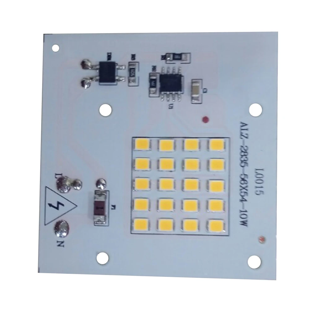 10 20 30 50 90 W 220 V integrated pcb плата преобразователя белый/теплый белый источник света для