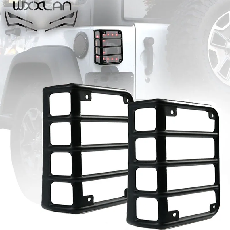 Для Jeep Wrangler JK JKU Sports Sahara Freedom Rubicon X & Unlimited 2/4 дверь 2007 2016 задний фонарь Накладка