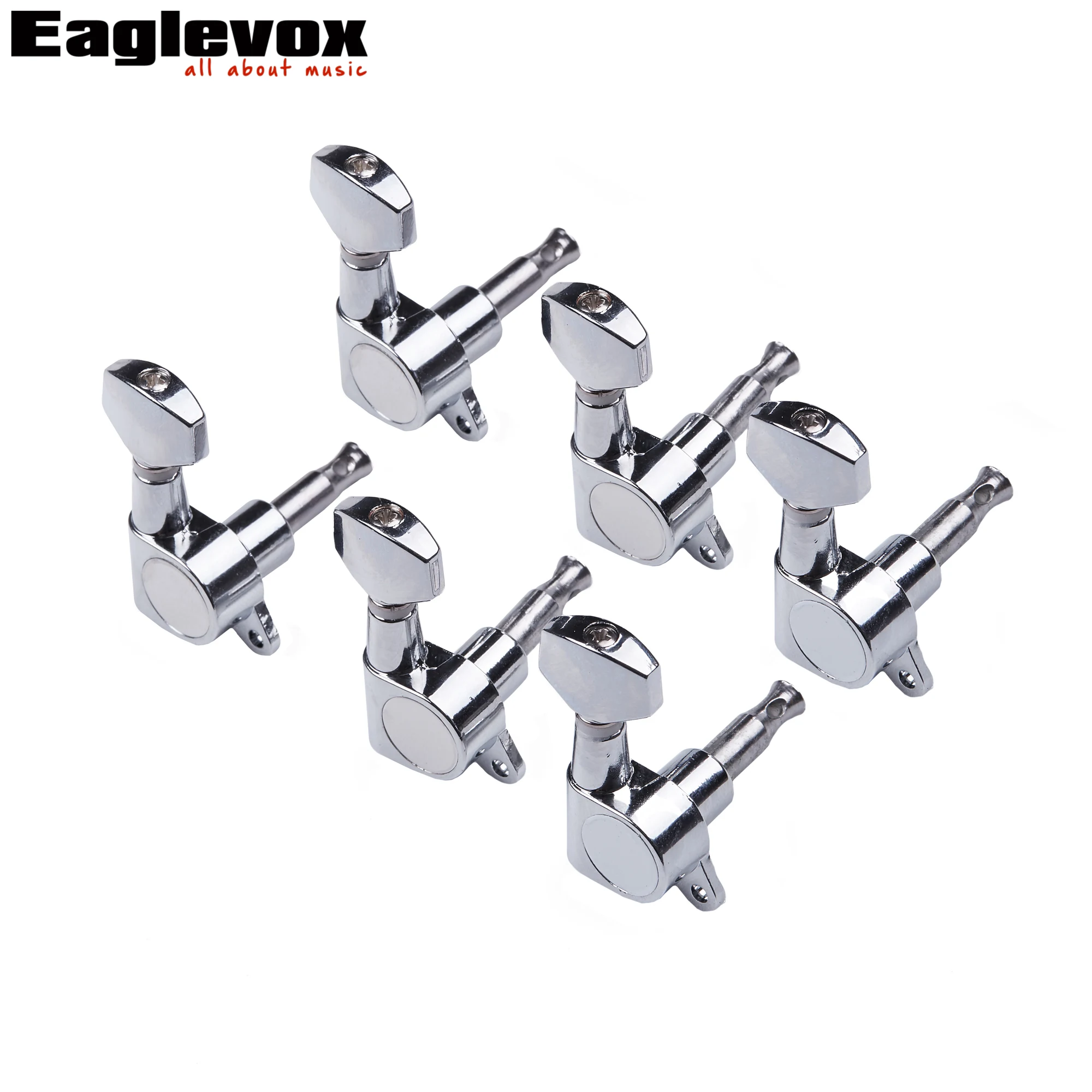 6 In Line Guitar Machine Heads Knob 6 pcs Right Guitar Tuning Keys Pegs