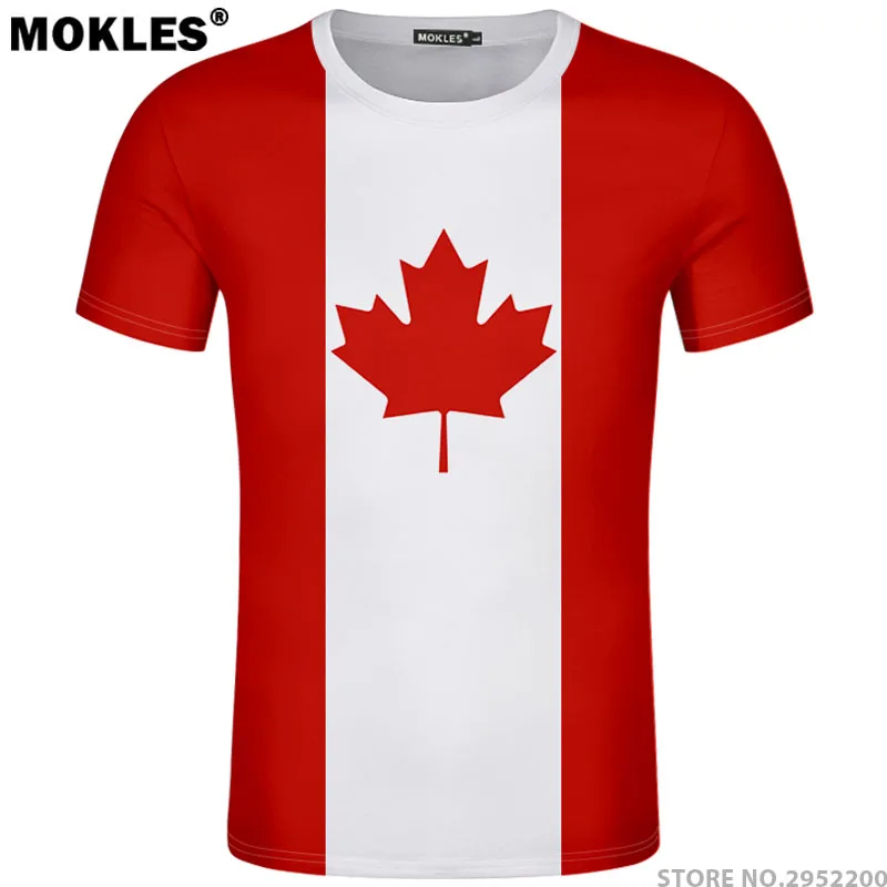 CANADA t shirt diy free custom made name number can country t shirt
