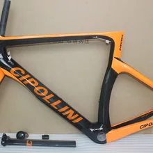 Orange черный Cipollini NK1K полный углерода велосипеда с вилки гарнитура зажим подседельный T1000 углерода дорожный велосипед фреймов