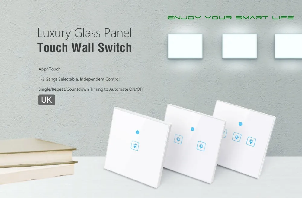 Ws wifi app interruptor de luz de