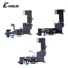 USB зарядное устройство, док-станция с разъемом, гибкий кабель с разъемом для наушников для iPhone 4, 4S, 5, 5S, 5C, SE, запасные части(China)