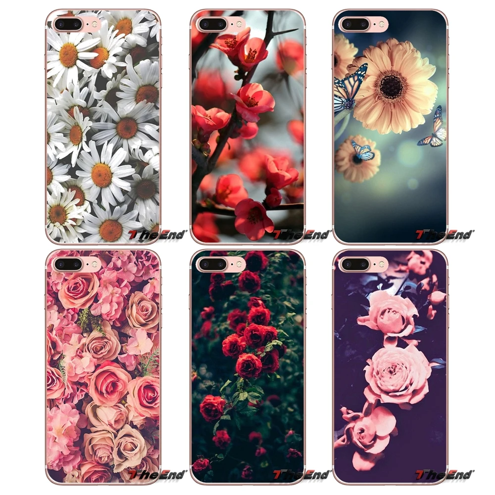 

For Sony Xperia Z Z1 Z2 Z3 Z5 compact M2 M4 M5 E3 T3 XA Aqua LG G4 G5 G3 G2 Mini My Lockscreens Flowers Soft Silicone Case