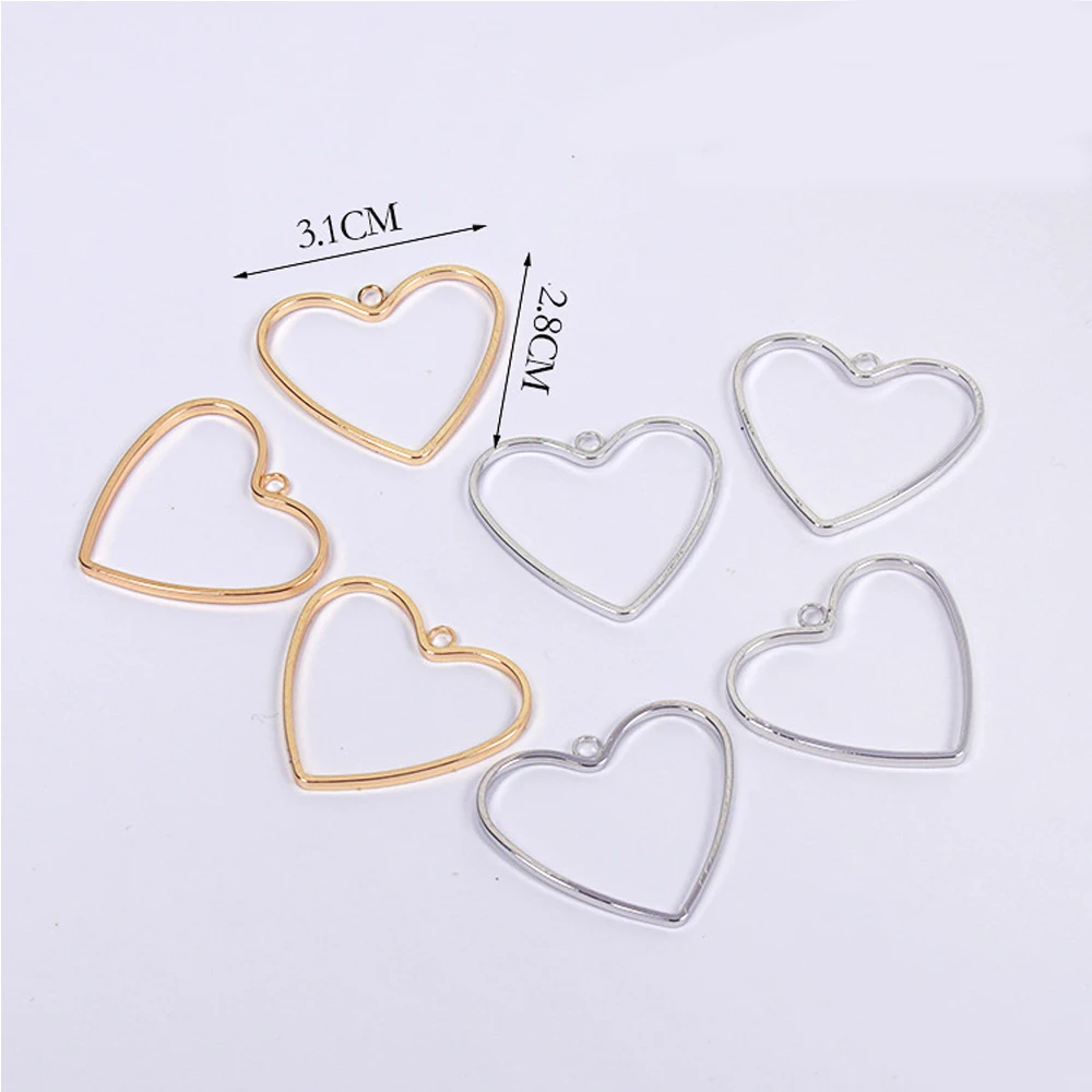 10pcs/lot Gold Silver Color Earring Findings For DIY Jewelry Making