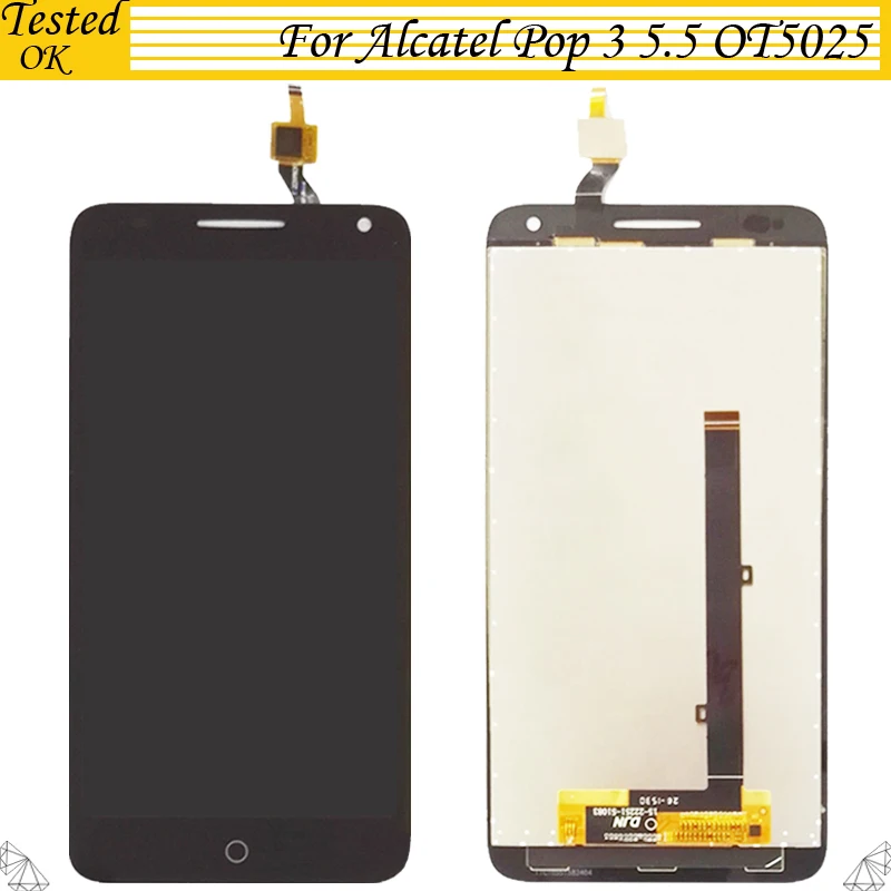 

5.5" Touch Screen For Alcatel One Touch Pop 3 OT5025 5025D 5025 LCD Display Screen with Touch Digitizer Panel Assembly