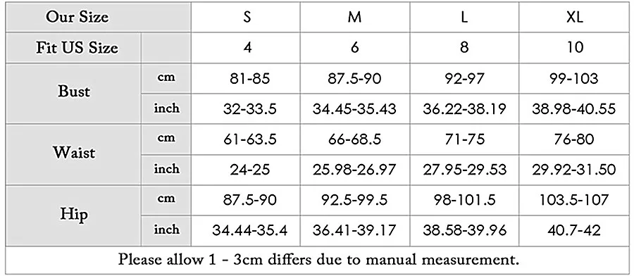 size table(XL)