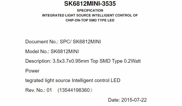 10~ 1000 шт. SK6812(4 контакта) 5050/3535(аналог с WS2812B) индивидуально адресуемых Digital rgb полный цвет светодиодный чип Пиксели DC 5V