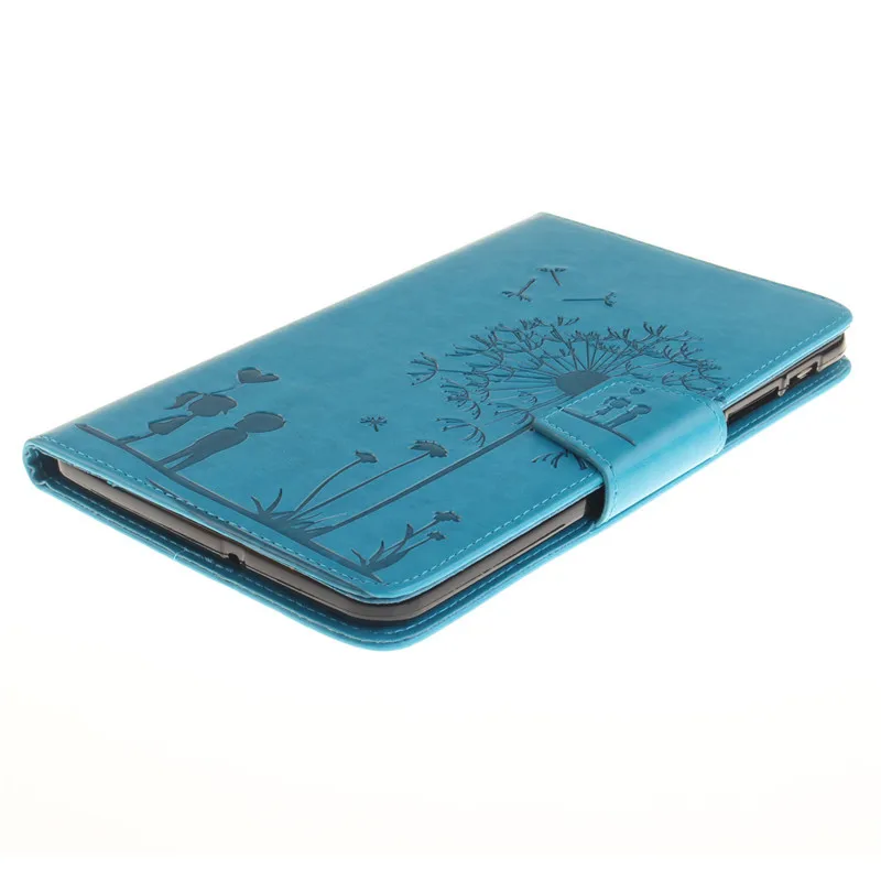 Lovers Dandelion For Samsung Galaxy Tab A 7.0 Case T377 SM-T377 Tablet Cover PU Leather +Soft TPU Flip Wallet Stand Embossing  (4)