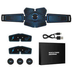 6pcs EMS Wireless Muscle Stimulator Trainer Smart Fitness Abdominal Electric Weight Loss Stickers Body Slimming Belt Unisex 6pcs EMS Wireless Muscle Stimulator Trainer Smart Fitness Abdominal Electric Weight Loss Stickers Body Slimming Belt Unisex