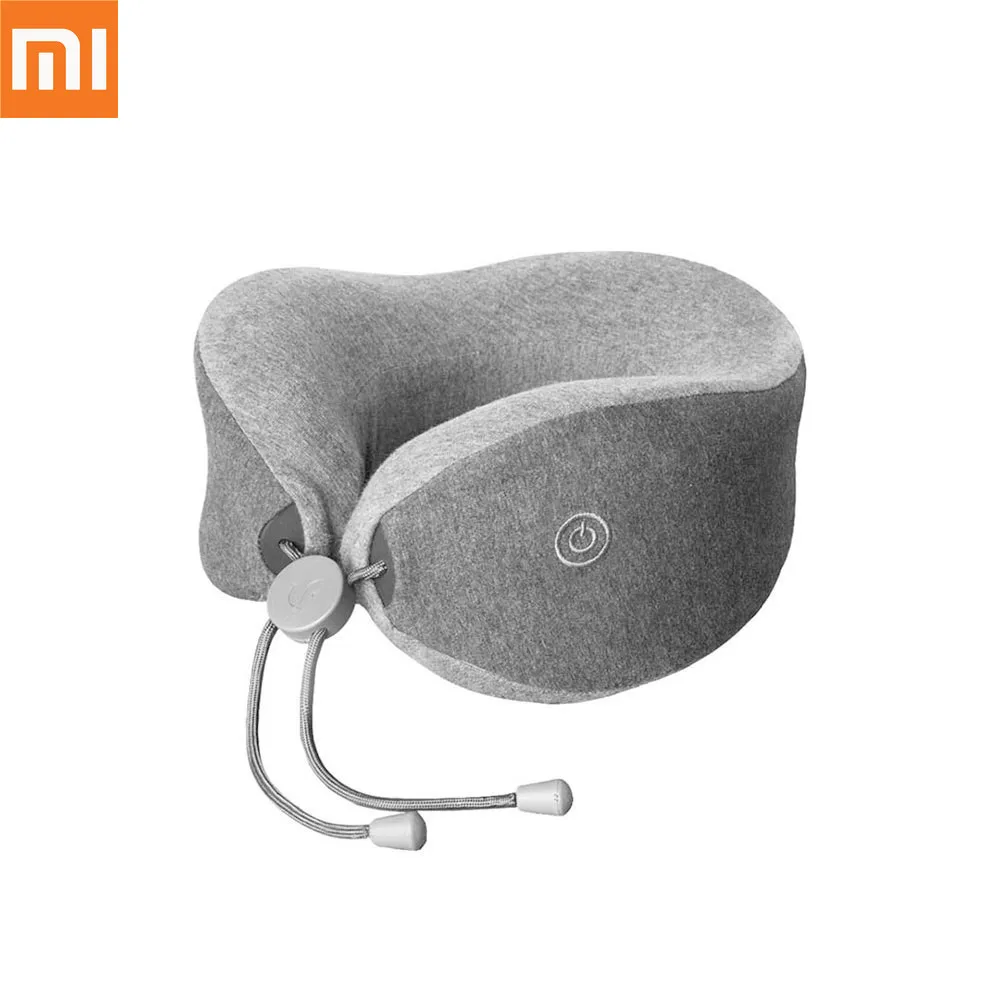 Массажная U-образная подушка Xiaomi Mijia LF для шеи снимающая давление помогает уснуть