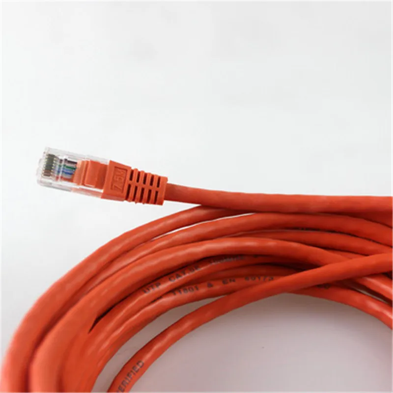 

Orange UTPCAT5E network cable 24AWGRJ45 crystal head injection 8P8C jumper QYJ11