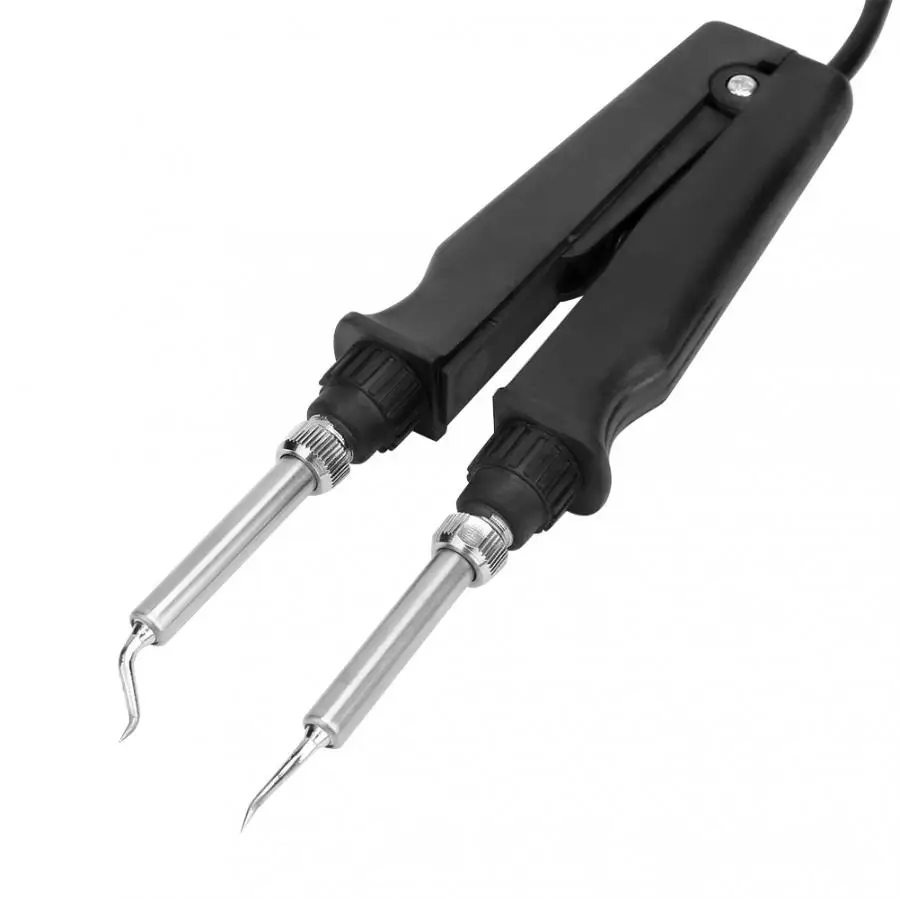 

Constant Temperature Double TS100 Soldering Iron Handle Clamp Tweezers SMD Rework Station Style Iron Soldering Station