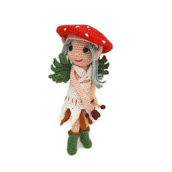 

crochet toys amigurumi handmade rattle doll model number SY143
