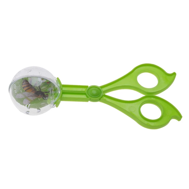 Plastic Bug Insect Catcher Scissors Tongs Tweezers For Kids Children