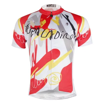 

Summer Men Breathable Short Sleeve Cicle Clothes Polyester Multicolor Crewneck Bicycle Clothingl Size S-6XL