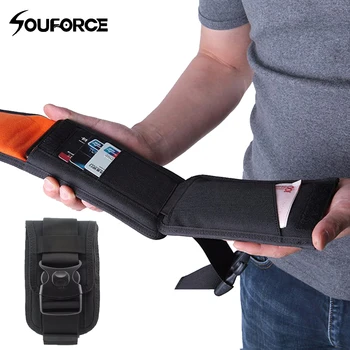 

Waist Pack Shockproof Double Phone Pouch Wallet Card Hand Bag Molle System Gun Accessory for Tactical Hunting
