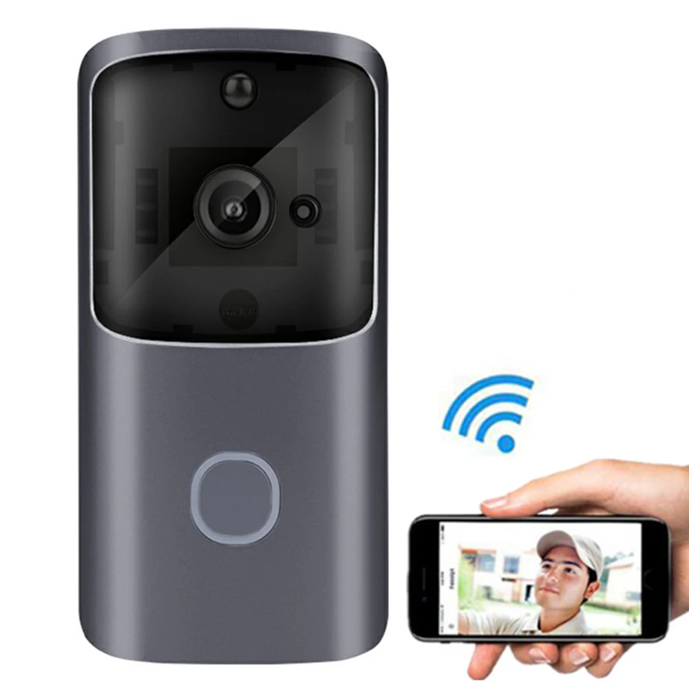

WIFI Video Doorbell Infrared Easy Install Anti-theft High Definition Home Night Vision Security Camera Remote Control Wireless
