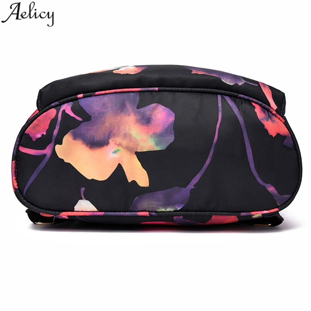 Aelicy Fashion Women Print Nylon Backpack High Quality Teenage Girls Female School Shoulder Zipper Color Bag Bagpack Mochila Aelicy Fashion Women Print Nylon Backpack High Quality Teenage Girls Female School Shoulder Zipper Color Bag Bagpack Mochila