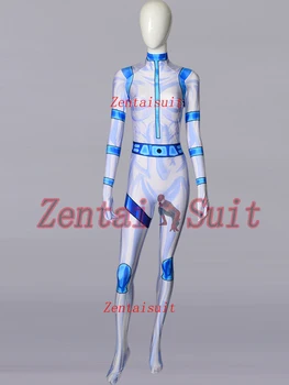 

2018 New Kim Possible Battle Costume 3D Printted Halloween Cosplay Fullbody Zentai Suit For Adult/Kids/Custom Made