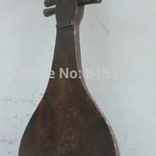 Bi0011573 китайской народной культуры ручной работы бронза латунь Медь статуя зверь Лютни инструмент