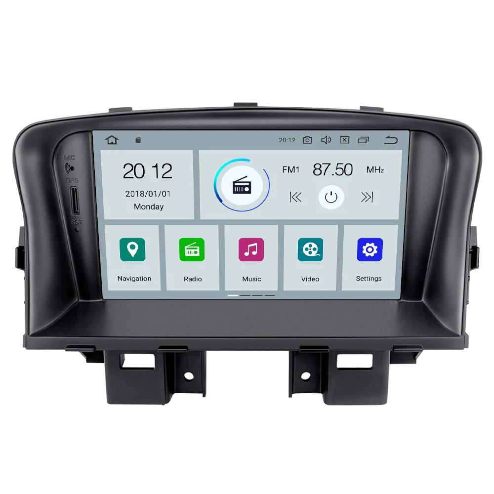 2 Din Android 9,0 Автомобильный CD dvd-плеер gps для Chevrolet Cruze 2008-2012 1080P видео головное устройство навигация Радио Лента блок wifi ips