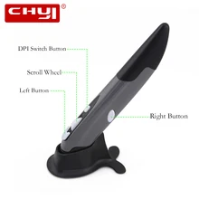 CHYI Беспроводная оптическая сенсорная ручка мышь 2,4 ГГц 1600 dpi 4 кнопки карандаш USB эргономичная компьютерная мышь Mause для ноутбука