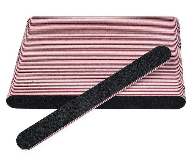 

5PCS / lot Pro Nail Buffer Sanding Sandpaper 100/180 Slim Gray Nail Files Manicure Pedicure Nail Art Tools