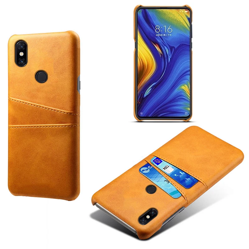 

Mix3 Cover For Xiaomi Mix 3 Note 7 Mi 8 SE Redmi 4A 5A PU Leather PC Case xiaomi8 Play Xiomi Card Solt Backet Shell Case Fundas