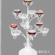 Десять a подсвечник из кованого железа Тип торт десерт раскрыть рамка съемный