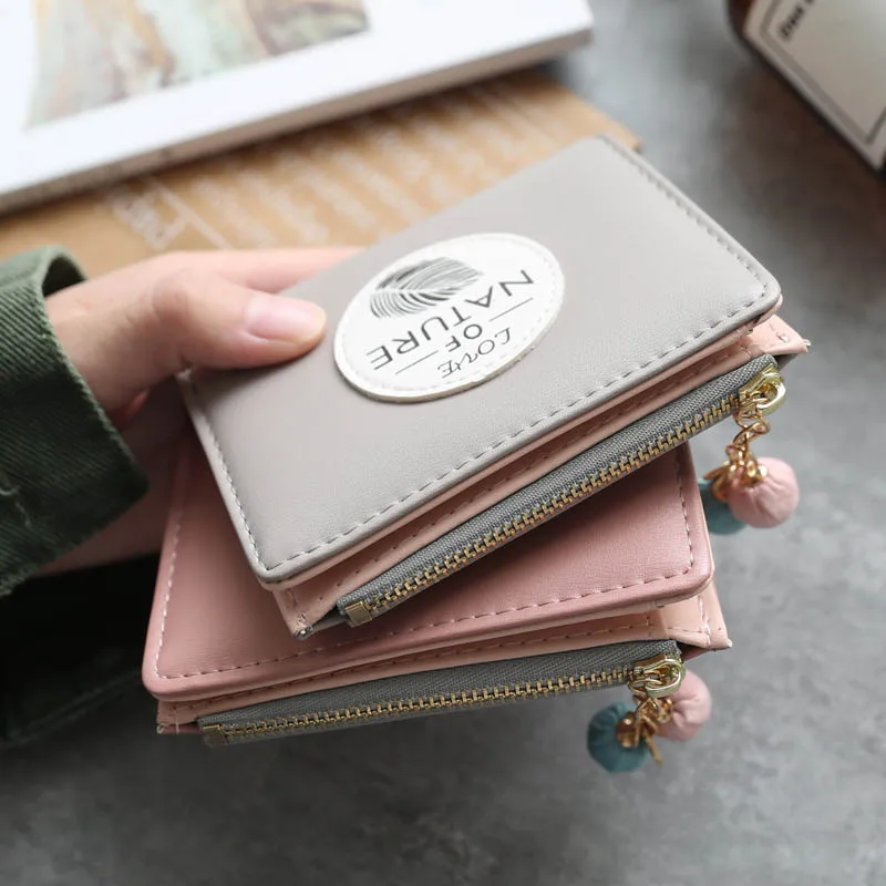 

New Arrivals Women PU Leather Zipper Wallet Purse Change Card Holders Outdoor Sports Camping Hiking Money Security Equipment