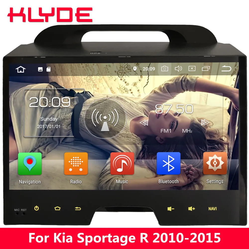 

KLYDE 10.1" IPS Octa Core 4G WIFI Android 8.0 7 4GB RAM+32GB Car DVD Multimedia Player Radio Stereo For Kia Sportage R 2010-2015