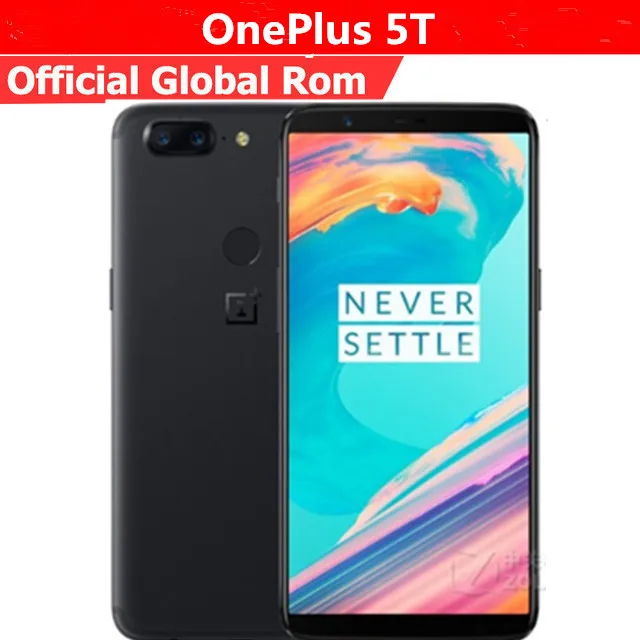 Мобильный телефон Oneplus 5T 4G LTE, четыре ядра, Android 7,1, 6,01 дюймов, FHD 2160X1080, 8 Гб ram, 128 ГБ rom, МП, отпечаток пальца, NFC