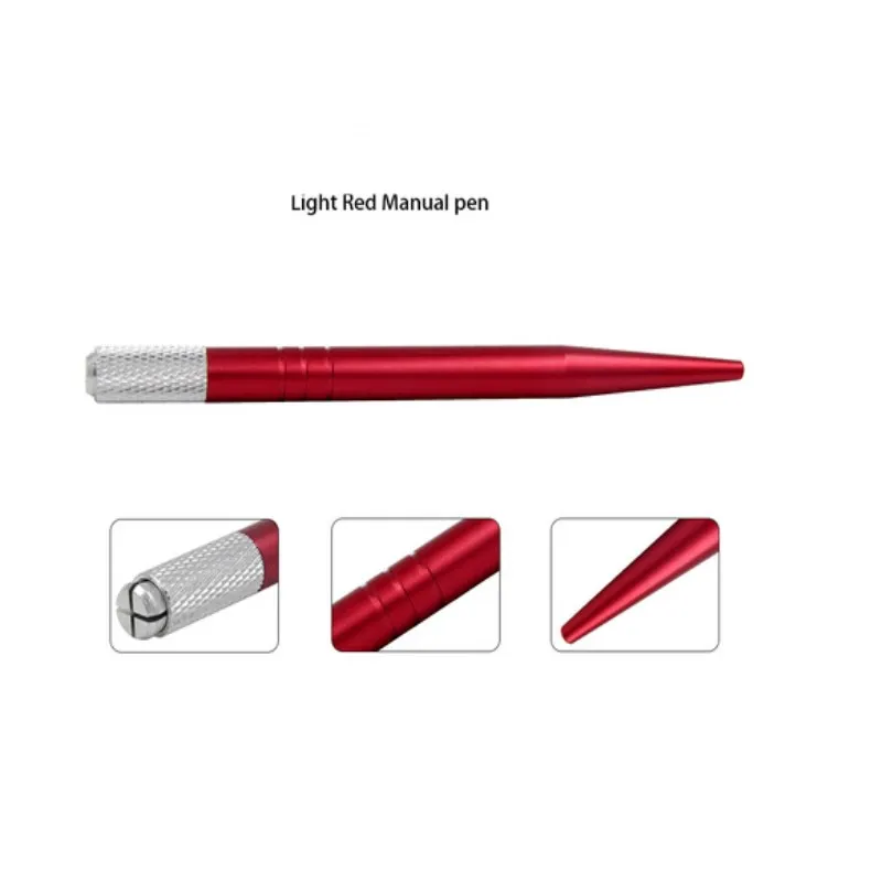 

Free shipping 5 pc Professional Permanent Makeup Tattoo Manual Pen for Eyebrow + 10pcs blade