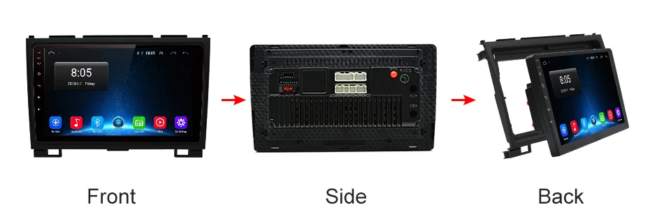 Cheap AWESAFE 2 din Android 8.1 Car Radio Multimedia video player gps navigation For Haval Hover Great Wall H5 H3 2010 2011 2012 wifi 19