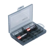 Transparent Hot Portable Hard Plastic Battery Case Holder Battery Storage Boxes for Batteries S/M/L 2