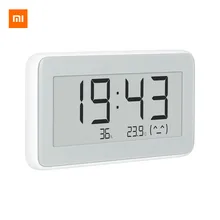 Xiaomi mijia bt4.0 relógio digital elétrico inteligente sem fio indoor & outdoor higrômetro termômetro lcd ferramentas de medição temperatura