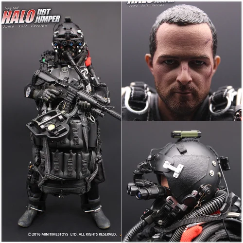 [ESTARTEK] Minitimes Toys MT M004 HALO UDT Navy Seal Halo Jumper Jump Suit коллекционная экшн фигурка версия 12