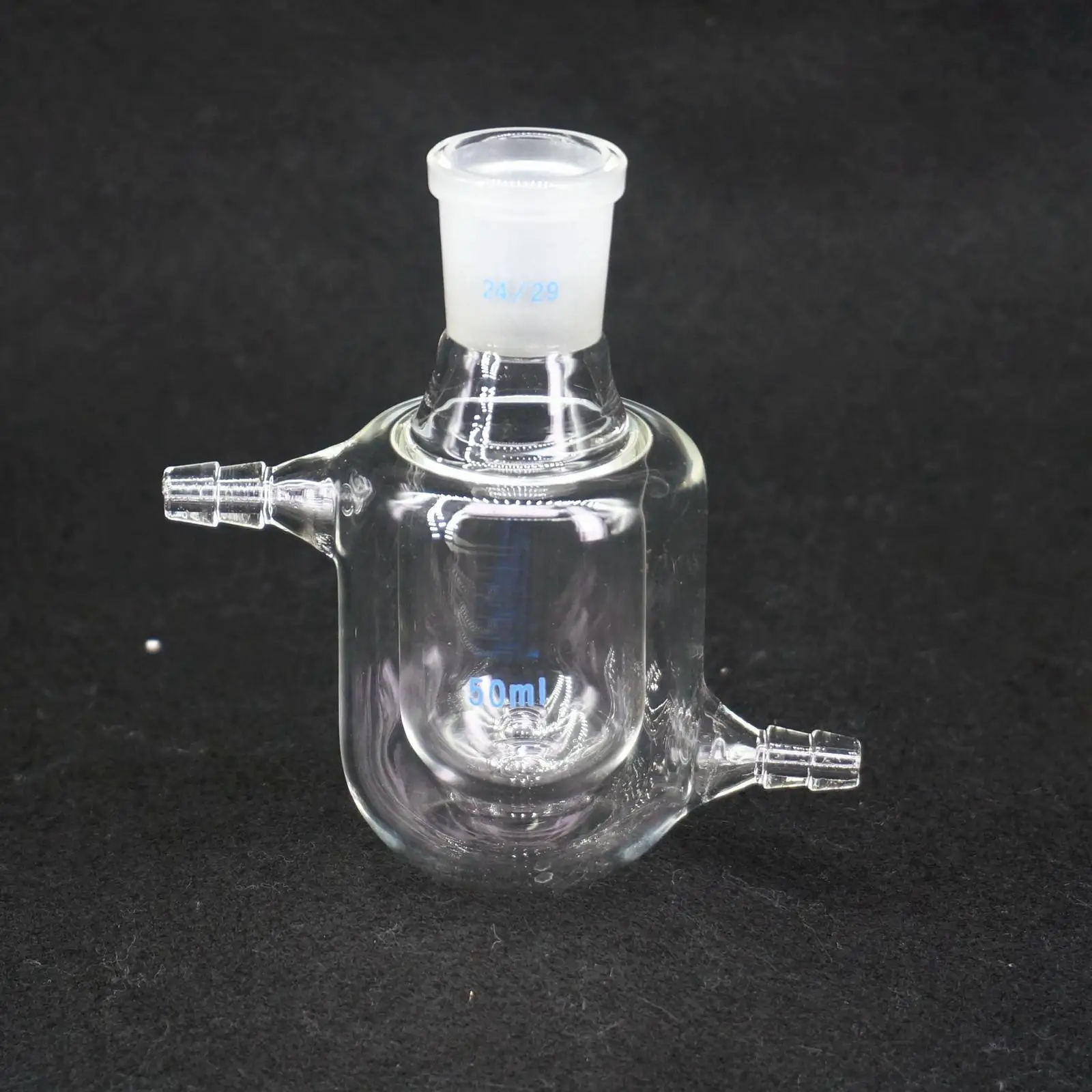 50ml Laboratory Jacketed Glass Double Layer Flask Reactor bottle lab