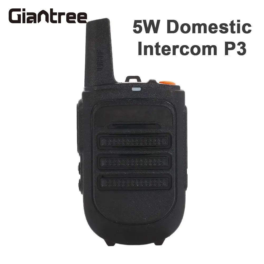 

Two-Way Intercom P3 Wireless Premium Walkie Talkie 16 (a)Community Interphone Outdoor 5-10(Km) with adapter for Ruiyunda