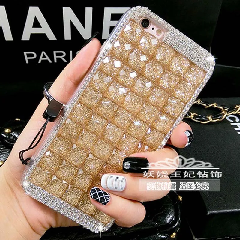 Bling чехол для сяо Mi Max 2 6 плюс 5 5S 5C A1 5x4 3 Redmi 4X3 4A Note 4x4 со стразами Coque diamond Капа