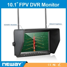 font b Drone b font Shooting Monitor 10 1 inch Dual 5 8Ghz Wireless Receiver