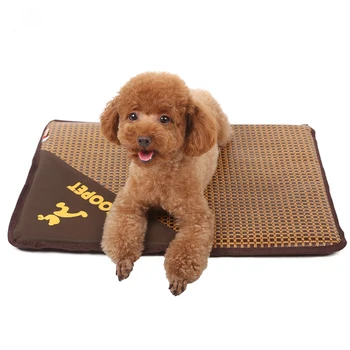 

Dog mat pet rattan mat dog cooling breathable bed cat Oxford cloth mat pet supplies S-XL Size