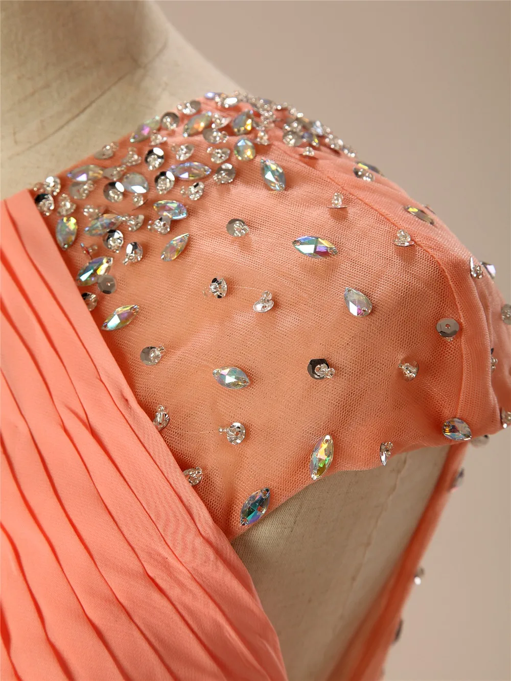 JaneVini 2019 элегантный бисером Длинные шифон платья подружек невесты трапециевидной формы плиссированные сексуальная спинки плюс размеры